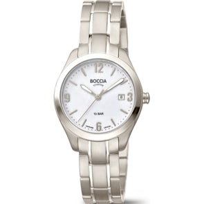 Boccia Titanium Lady Saphir Date 31mm