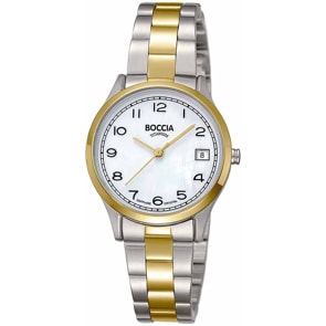 Boccia Titanium Lady Saphir Date 31mm