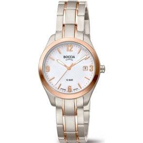 Boccia Titanium Lady Saphir Date 31mm