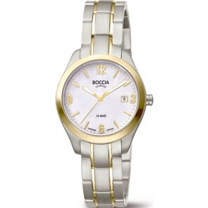 Boccia Titanium Lady Saphir Date 31mm