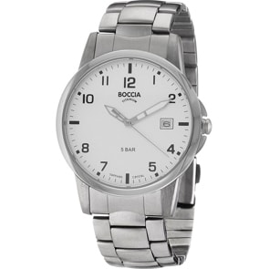 Boccia Titanium Saphir Date 36mm