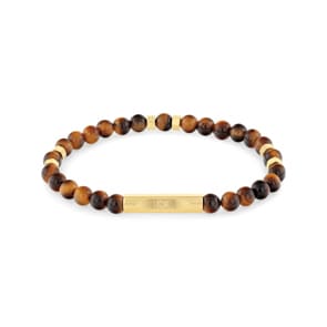 Calvin Klein Armband Mixed Beads Goldig / Braun