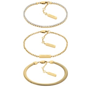 Calvin Klein Armband Trio Goldig