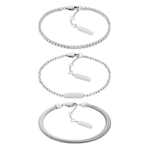 Calvin Klein Armband Trio Silbrig