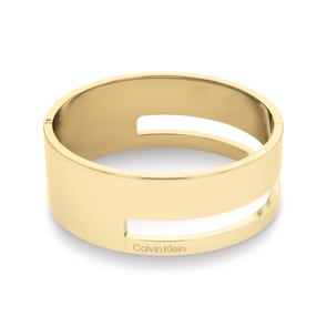 Calvin Klein Armreif Geometric Essentials Goldig