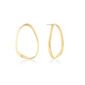 Calvin Klein Creolen Elongated Drops Goldig