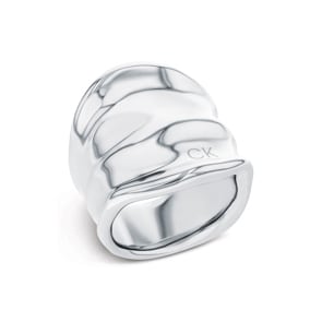Calvin Klein Damenring Elemental Silbrig