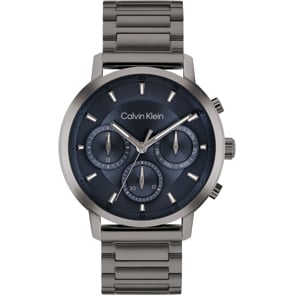 Calvin Klein Gauge Day-Date 41mm Grau / Blau