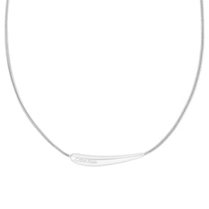 Calvin Klein Halskette Elongated Drops Silbrig