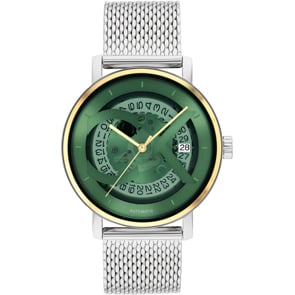 Calvin Klein Iconic Automatic Date Silbrig / Grün