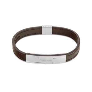 Calvin Klein Bracelet en cuir ck grid
