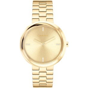Calvin Klein Twisted Bezel Doré