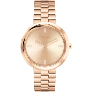 Calvin Klein Twisted Bezel Rosé