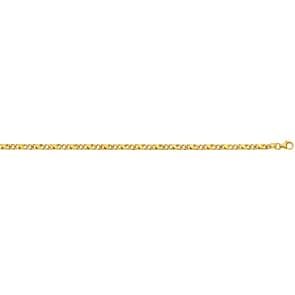 Carrera-Kette poliert 750/18 K Gelbgold 3.5mm