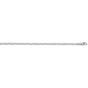Collier carrera poli or gris 750/18 ct 4.0mm