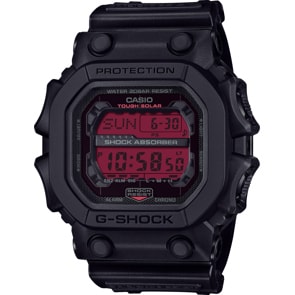 Casio G-Shock Classic Solar Black and Bold Red
