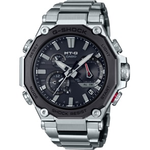 Casio G-Shock Premium MT-G Bluetooth Silbrig