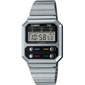 Casio Vintage Edgy Argenté