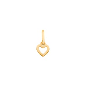 Charm-Anhänger 750/18 K Gelbgold, Herz