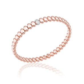 Chimento Armillas Acqua Armreif 750 Roségold mit Diamanten 0.07 ct G/vs