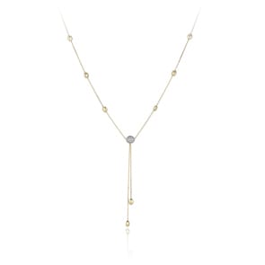 Chimento Armillas Acqua Collier 750 Gelbgold mit Diamanten 0.13 ct G/vs
