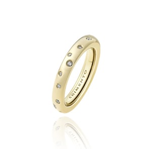 Chimento Forever Brio Bague or jaune 750 avec diamants 0.15 ct G/vs