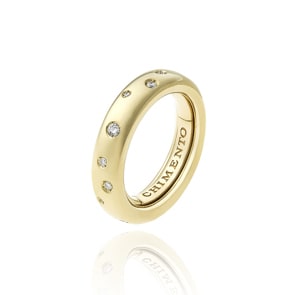 Chimento Forever Brio Bague or jaune 750 avec diamants 0.24 ct G/vs