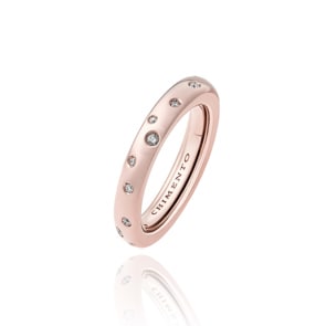 Chimento Forever Brio Ring 750 Rose Gold with Diamonds 0.15 ct G/vs