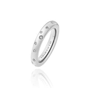 Chimento Forever Brio Bague or gris 750 avec diamants 0.15 ct G/vs