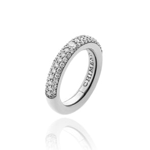 Chimento Forever Stack Me Bague or gris 750 avec diamants 0.77 ct G/vs