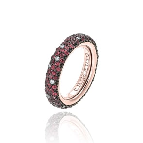 Chimento Forever Star Damenring 750 Roségold mit Saphiren & Diamanten 0.21 ct G/vs
