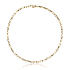 Chimento Stretch Classic Collier 750 Gelbgold mit Diamant 0.01 ct G/vs