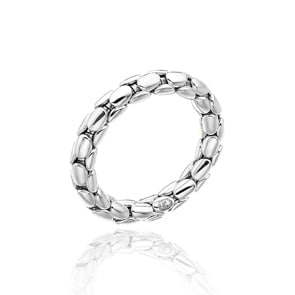 Chimento Stretch Spring Bague or gris 750
