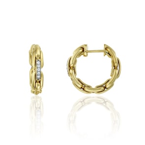 Chimento X-Tend Creolen 750 Gelbgold mit Diamanten 0.10 ct G/vs