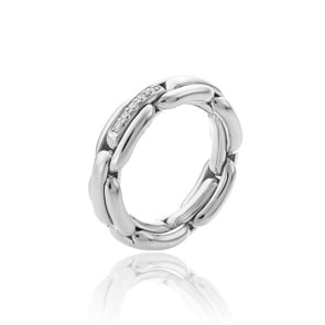 Chimento X-Tend Bague or gris 750 avec diamants 0.05 ct G/vs