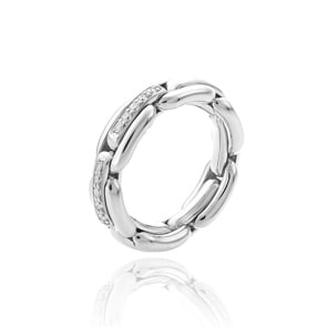 Chimento X-Tend Bague or gris 750 avec diamants 0.30 ct G/vs