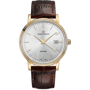 Claude Bernard Classic 39 Goldig / Braun