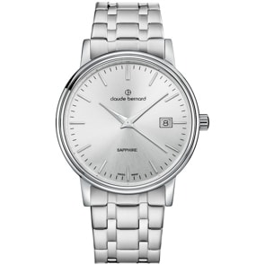 Claude Bernard Classic 39 Silbrig