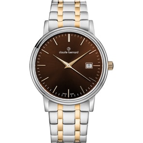 Claude Bernard Classic 42 Bicolor / Braun