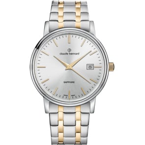 Claude Bernard Classic Gents Date Bicolor 42mm 