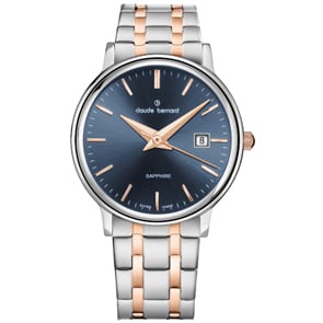 Claude Bernard Classic Ladies Bicolor / Blau