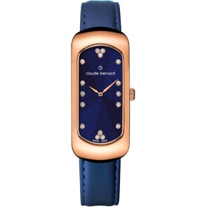 Claude Bernard Dress Code Chloe Small Blau / Rosé