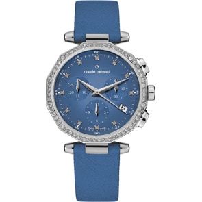 Claude Bernard Dress Code Chronograph Blau