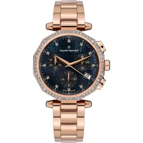 Claude Bernard Dress Code Chronograph Rosé