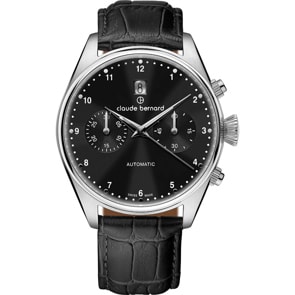 Claude Bernard Proud Heritage Automatic Chronograph Schwarz