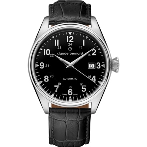 Claude Bernard Proud Heritage Automatic Date Schwarz
