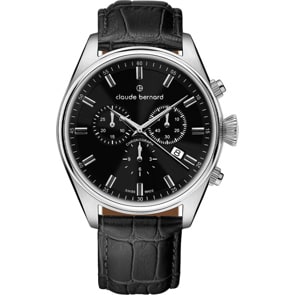 Claude Bernard Proud Heritage Chronograph Schwarz