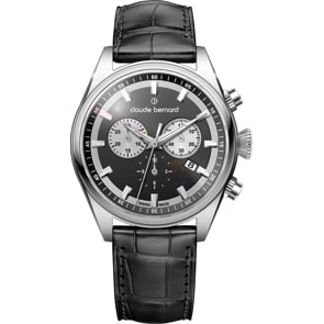 Claude Bernard Proud Heritage Chronograph Black