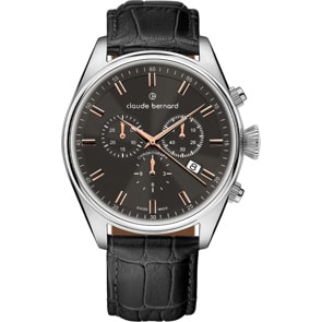Claude Bernard Proud Heritage Chronograph Black / Grey