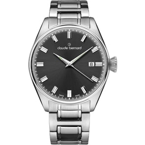 Claude Bernard Proud Heritage Date Silbrig / Schwarz